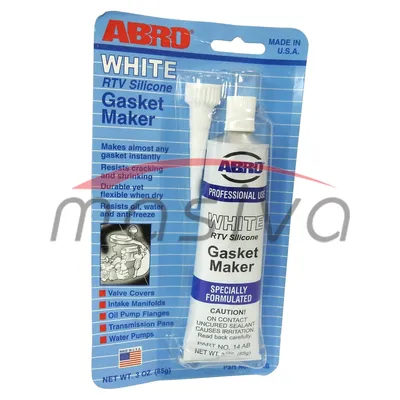 ABRO MASA ZA BRTVLJENJE PRI VISOKIM TEMP. - SILIKON BIJELA 85 g-0