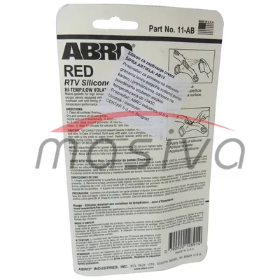 ABRO MASA ZA BRTVLJANJE PRI VISOKIM TEMP. - SILIKON CRVENA 85 g-2