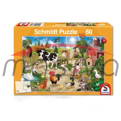 IGRAČKA PUZZLE MALE ŽIVOTINJE 60 KOM-0