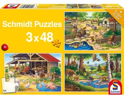 IGRAČKA PUZZLE HAPPY FARM-0