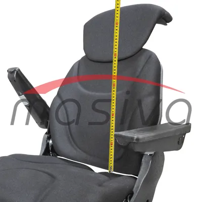 SJEDALO MEHANIČKO-POMIČAN NASLON ZA GLAVU I RUKE-1 POMAK SJEDALA-TEKSTIL CRNO-3