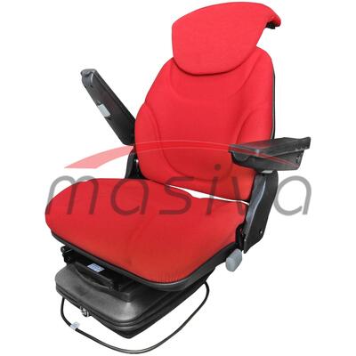 SJEDALO ZRAČNO-POMIČAN NASLON ZA GLAVU I RUKE-TEKSTIL CRVENO