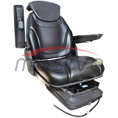 SJEDALO ZRAČNO-POMIČAN NASLON ZA GLAVU I RUKE-PVC CRNO