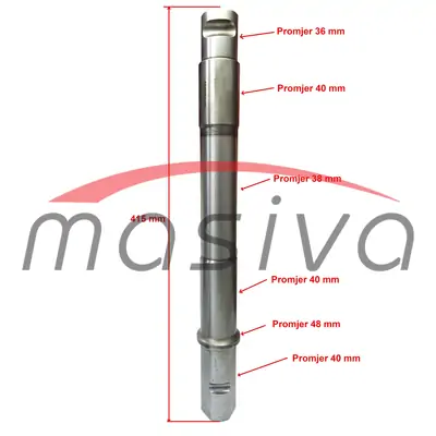 OSOVINA RUKAVCA L URSUS C-360 ORG
