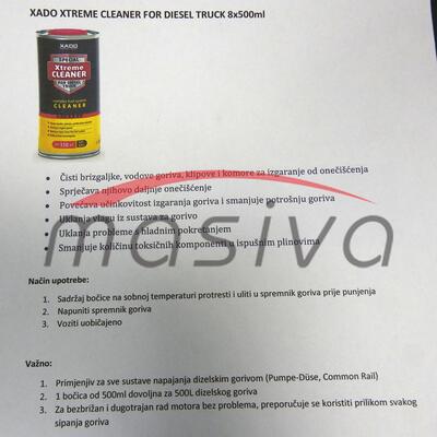 XODO XTREME SREDSTVO ZA ČIŠĆENJE SISTEMA GORIVA 500 ml-2