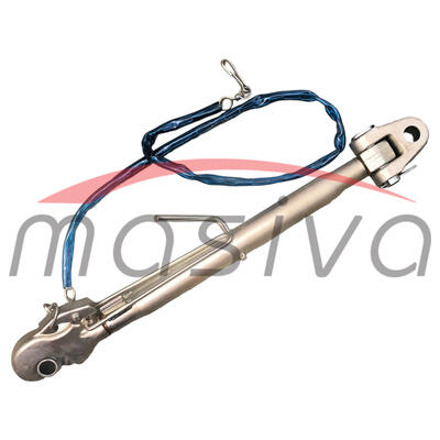 TOPLING POLUGA S AUTOMATSKIM PRIHVATOM 2-2  500mm  M30 x 3  S POMIČNIK ZGLOBOM