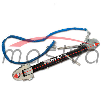 TOPLING POLUGA S AUTOMATSKIM PRIHVATOM 2-2  580 mm  M36 x 3 S POMIČNIM ZGLOBOM m-2