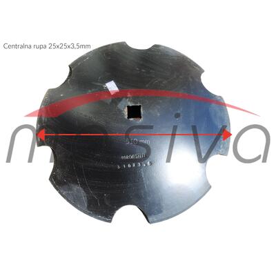 DISK TANJURAČE FI 510  25 X 25 X 4