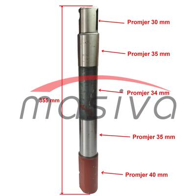 OSOVINA RUKAVCA DESNA ILI LIJEVA  ZETOR 2011-2511    20113403    MASIVA-1