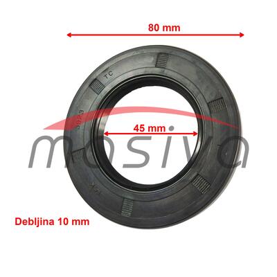 ULJNA BRTVA  -  45 X 80 X 10-1