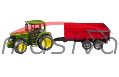 IGRAČKA TRAKTOR JOHAN DEERE 6920 + PRIKOLICA-0