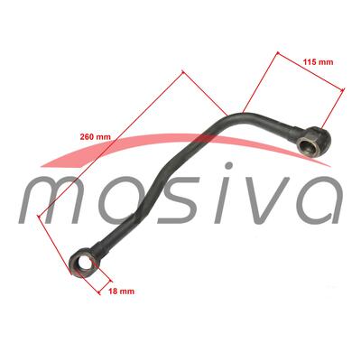 CIJEV FILTERA ULJA ZETOR-1