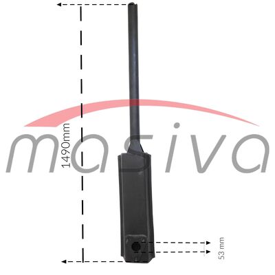 AUSPUH ZETOR 3 VIJKA BOČNO