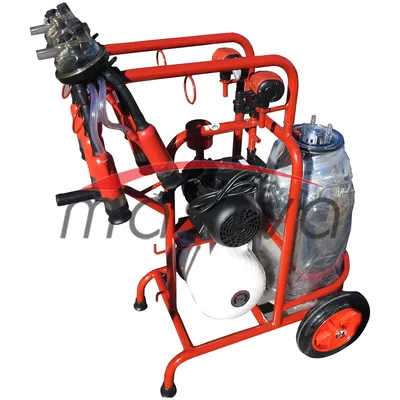MUZILICA ZA KRAVE 2 JEDINICE, 1 KANTA 40l - CRNA SISNA GUMA, SUHA PUMPA, V-4