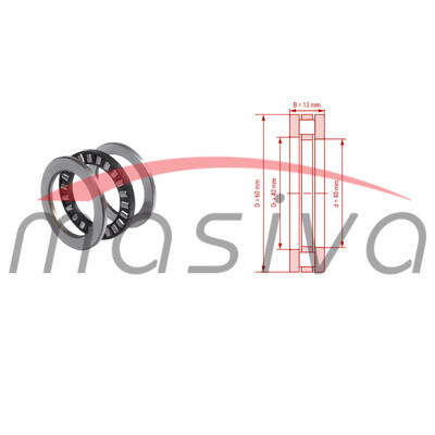 LEŽAJ 81108 T2 NTN 40 X 60 X 13