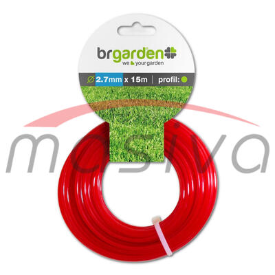 FLAKS NIT ZA TRIMER 2,7 mm, 15 m OKRUGLI BRGARDEN