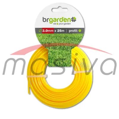 FLAKS NIT ZA KOSILICE 3,0 mm, 25 m  OKRUGLI BRGARDEN-0