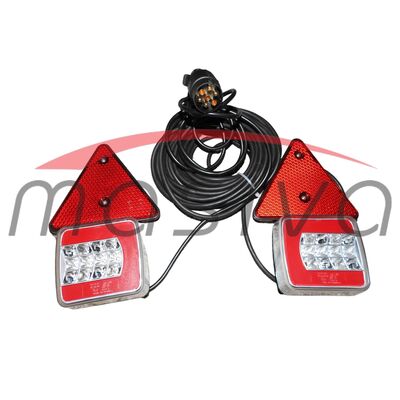 SIGNALIZACIJA LED ZA PRIKOLICU NA MAGNET- KABAO 10m CRVENO-BIJELO KATEDIOPTAR TR