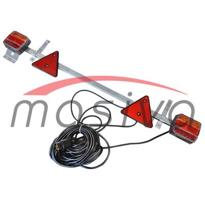 SIGNALIZACIJA LED ZA PRIKOLICU NA NOSAČU PODESIVA 1,1-1,6 M KABAO 10m+KATEDIPTAR