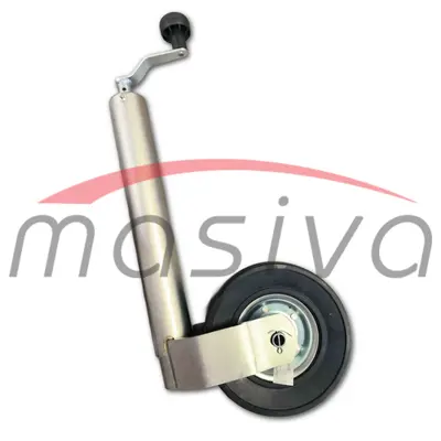 KOTAČ POMOĆNI 220x65 ZA PRIKOLICU NA CIJEV 60x4  MAX-350Kg HOD 260mm-0