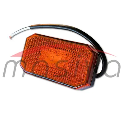 KATADIOPTER LED PRAVOKUTNI ŽUTI 78 X 43,8 X 15 mm-0