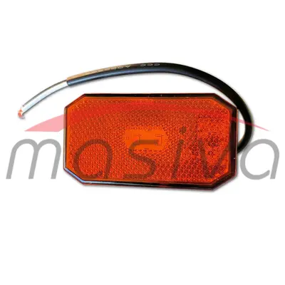 KATADIOPTER LED PRAVOKUTNI ŽUTI 78 X 43,8 X 15 mm-1