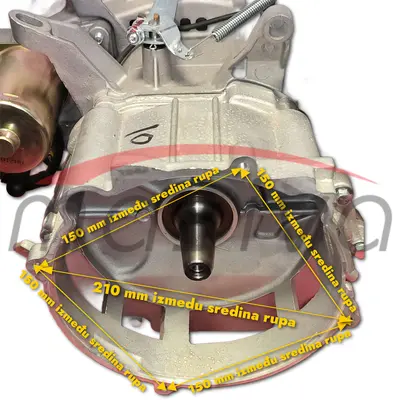 MOTOR BENZINSKI KAMA RUČNI START KG-390 G  10,5 Hp-2