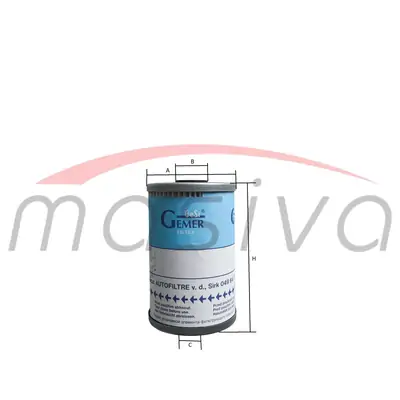 FILTER GORIVA ZETOR 3321-7341 3320-7340