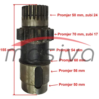 VRATILO REDUKCIJSKO ZETOR 17 ZUBI-1