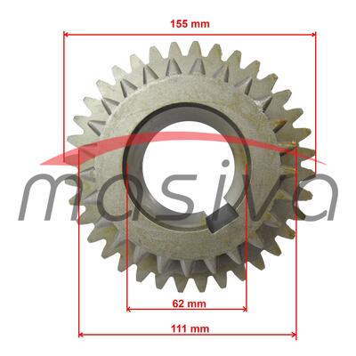 ZUPČANIK ZETOR 1 i 3 BRZINA 36/25 Z FI 62MM-2