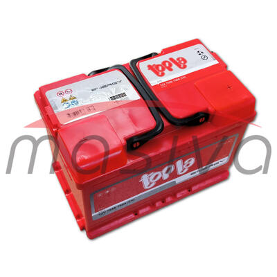 AKUMULATOR 12V 75 Ah D+ 750 A, TOPLA CRVENA GARANCIJA 30 MJESECI