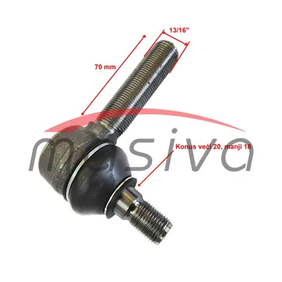 KRAJNIK SPONE MASSEY FERGUSON KONUS NAVOJ 13/16"-16F L99-1