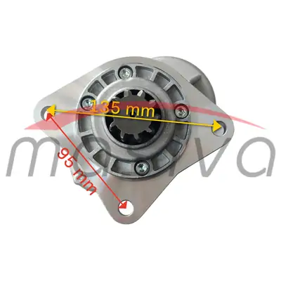 ELEKTROPOKRETAČ S REDUKTOROM LANDINI, MASSEY FERGUSON, RENAULT 2,7 kW  Z=10  MAS-3