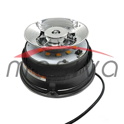 ROTIRKA LED NA MAGNET 12 x 3 w  12-24 V 118X120 PREKIDAČ 3 MODA RADA-1