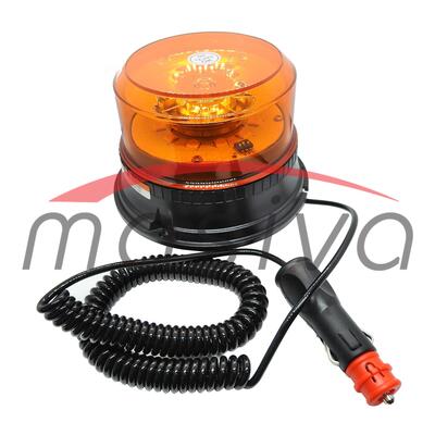 ROTIRKA LED NA MAGNET 12 x 3 w  12-24 V 118X120 PREKIDAČ 3 MODA RADA