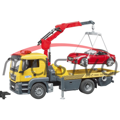 IGRAČKA KAMION MAN TGS VUČNA SLUŽBA + AUTO