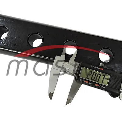 POLUGA DONJA S RUPAMA IMT-533-539  L=660 x 60 x 30  9 RUPA  22 mm    INKI-2