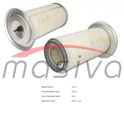 FILTER ZRAKA VANJSKI CASE IH JX; DEUTZ FAHR AGROCLIMBER, AGROLUX, AGROPLUS; HUER