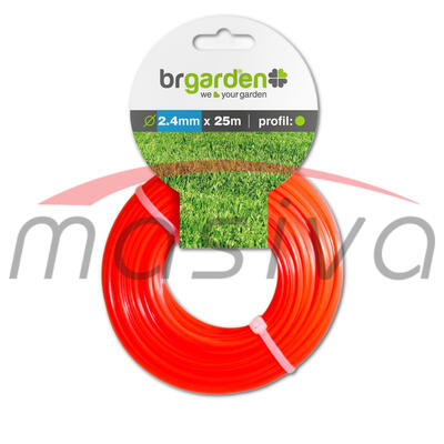 FLAKS NIT ZA TRIMER 2,4 mm, 25 m OKRUGLI BRGARDEN