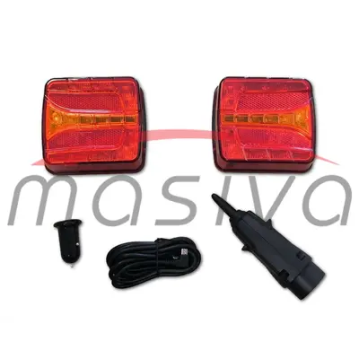 SIGNALIZACIJA LED NA MAGNET BEŽIČNA ŽUTO-CRVENO + PUNJAČ 12V-2