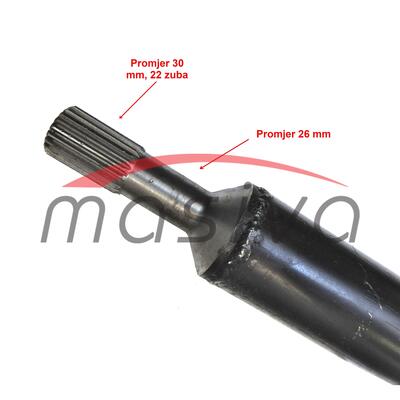 KARDAN PREDNJE VUČE ZETOR 7341 SUPER-2