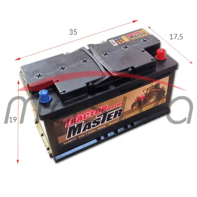 AKUMULATOR 12V 110 Ah D + 900 A, MASTER GARANCIJA 24 MJESECA