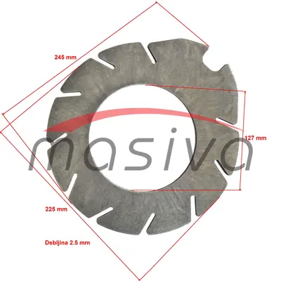 DISK KOČIONE LAMELE MASSEY FERGUSON 595-1
