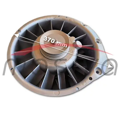 TURBINA HLAĐENJA MOTORA DEUTZ F6L912 KOMPLETNA REMENICA 125mm SA DVA REMENA-5