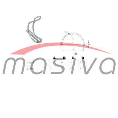 OSIGURAČ PREKLOPNI ŽIČANI     6 X 45