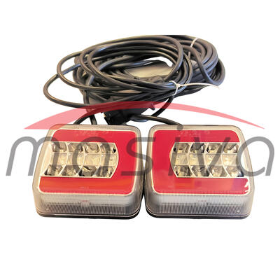 SIGNALIZACIJA LED ZA PRIKOLICU NA MAGNET-KABAO 7,5m CRVENO-BIJELA-1