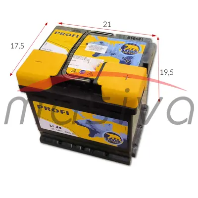 AKUMULATOR 12V 44 Ah D + 360 A, BAREN GARANCIJA 24 MJESECA-1