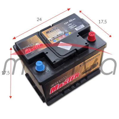 AKUMULATOR 12V 55 Ah D + 460 A, MASTER  GARANCIJA 24 MJESECA-1
