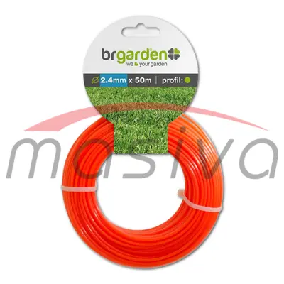 FLAKS NIT ZA TRIMER 2,4 mm, 50 m OKRUGLI BRGARDEN-0