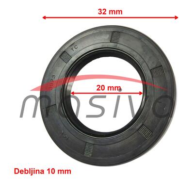 ULJNA BRTVA  -  20 X 32 X 10-1